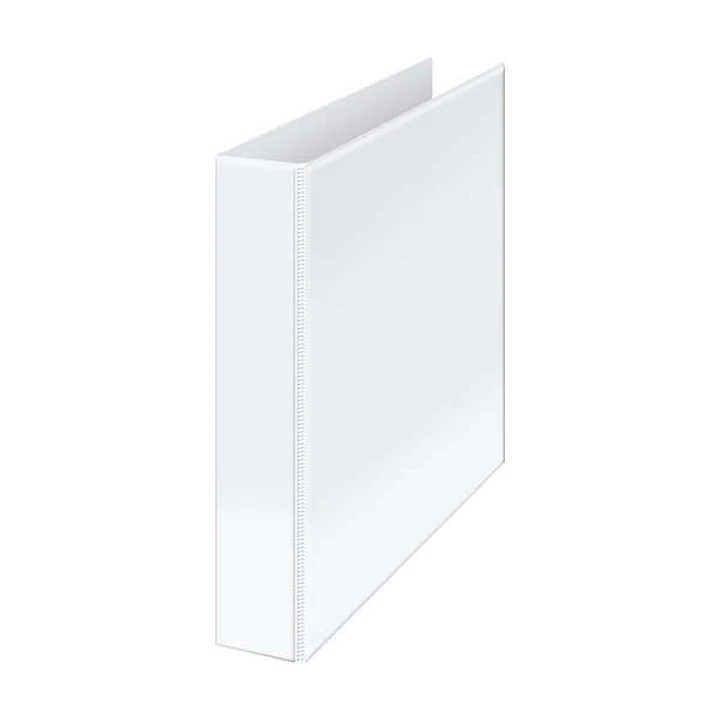 Dohe Carpeta Canguro Basic A4 - 2 Anillas Mixtas 40mm - Bolsa en Lomo y Portada - Carton Forrado - Color Blanco 1