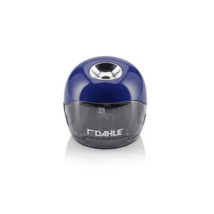 Dahle 250 Afilalapices Electrico - Para Lapices de Ø 8mm - Gran Deposito Transparente - Alimentacion con Pilas AA - ColorAzul
