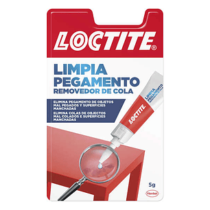 Loctite Super Glue-3 Limpia Pegamento 5gr - Elimina Restos de Etiquetas Adhesivas, Restos de Pegamento en Objetos Mal Pegados y Manchas de Tinta - 295