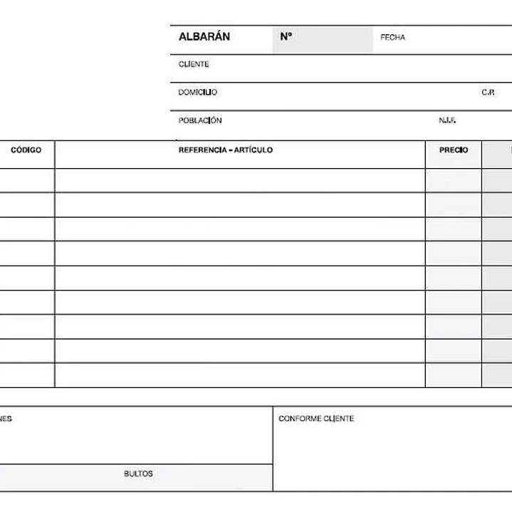 Apli Talonario Albaran 1/4 Apaisado Triplicado A-121 - 210x148mm - Copias Autocopiativas - Numeracion Secuencial - Papel Autocopiativo Blanco Color Bl 1