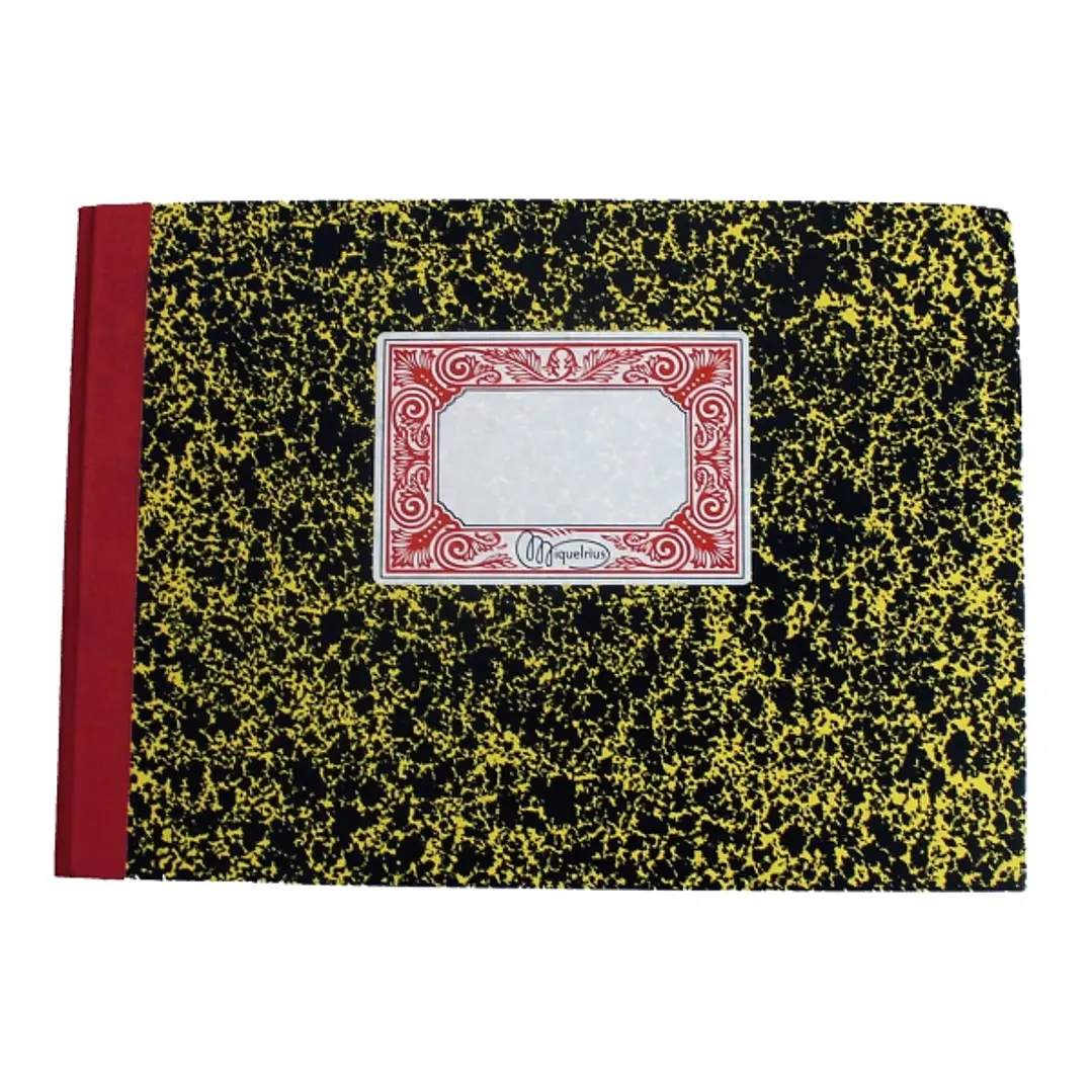 Miquel Rius Cuaderno Cartone Caja (M.D.D.H.) - Tamaño 4º Apaisado 210x150mm - 100 Hojas Foliado 70 g/m² - Papel Extra Opaco - Cubiertas en Carton Forr 1