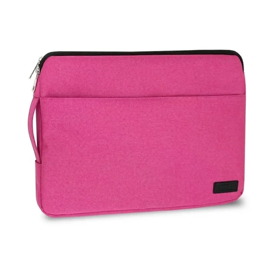 Subblim Funda URBAN - 410mm - Asa retráctil - Slim y ligera - Protección reforzada - Bolsillo frontal - Resistente a golpes y líquidos - Color Rosa 1