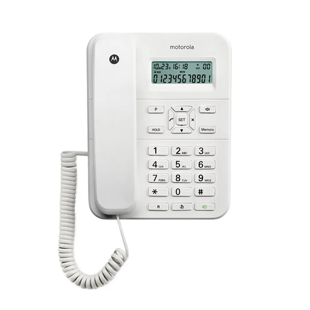 MOTOROLA CT202 Telefono ML ID LCD Blanco 1