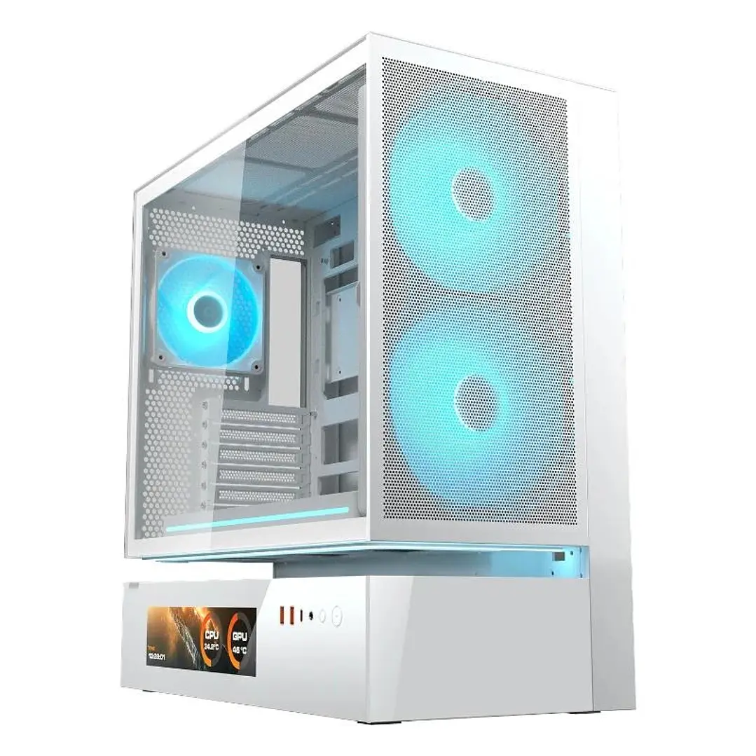 Cougar Caja Semitorre CFV235 Mesh Vision White 1