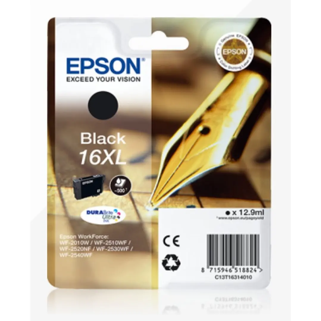 Epson Cartucho T1631XL Negro 1