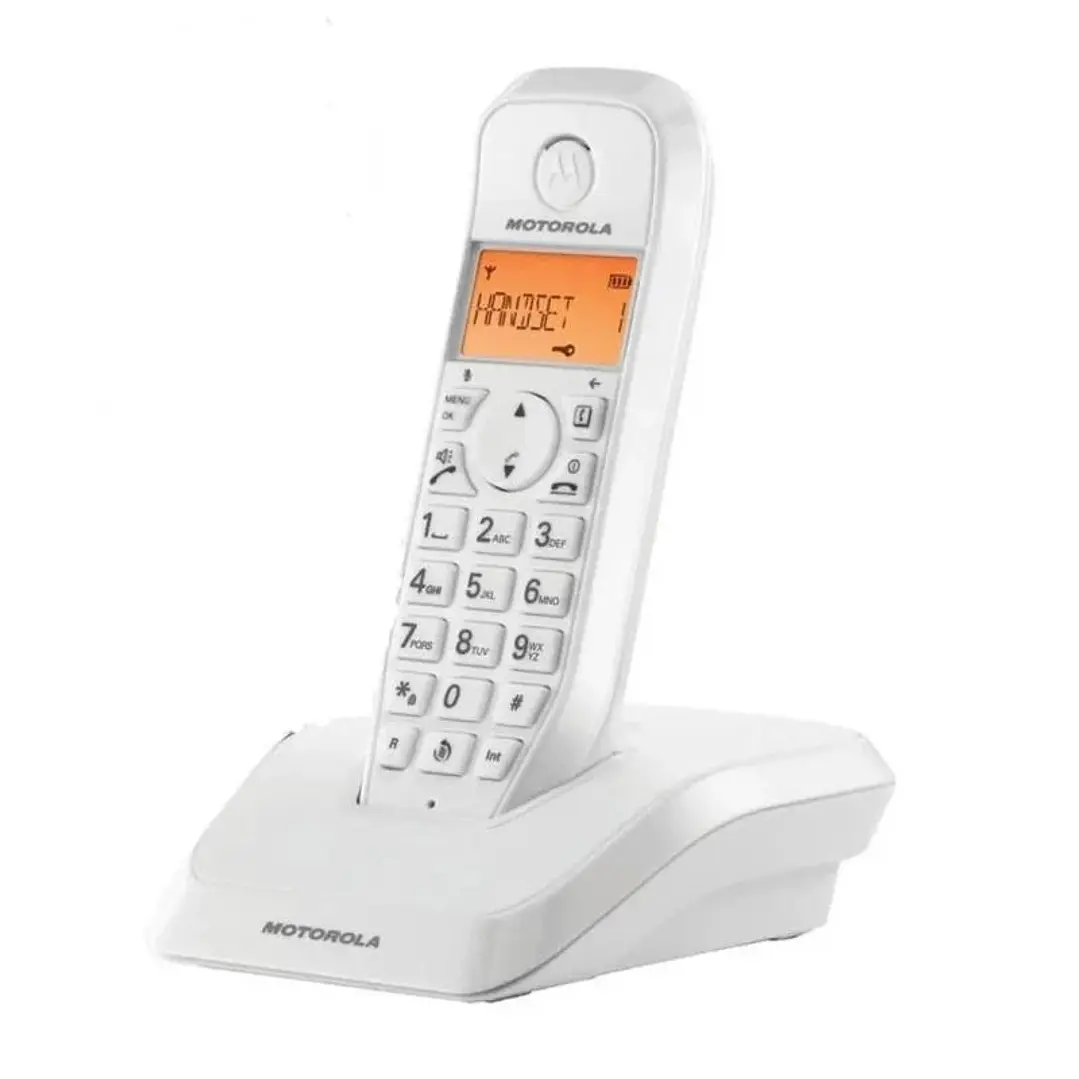 MOTOROLA S1201 Telefono DECT Blanco 1