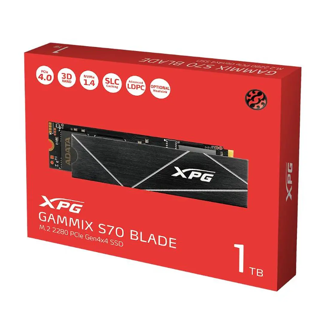 ADATA XPG SSD GAMMIX S70 BLADE 1TB PCIe 4.0 NVMe 3