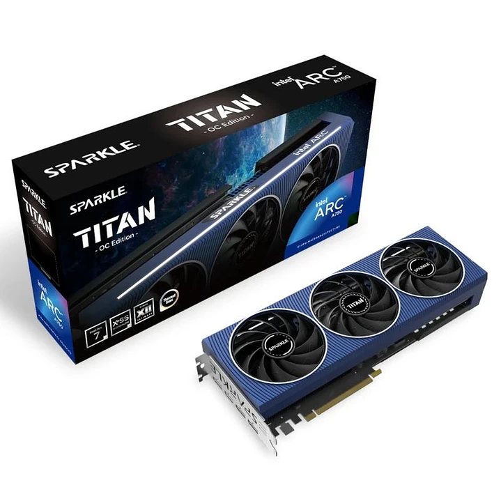 SPARKLE VGA INTEL A750 TITAN OC Edition, 8GB GDDR6 1