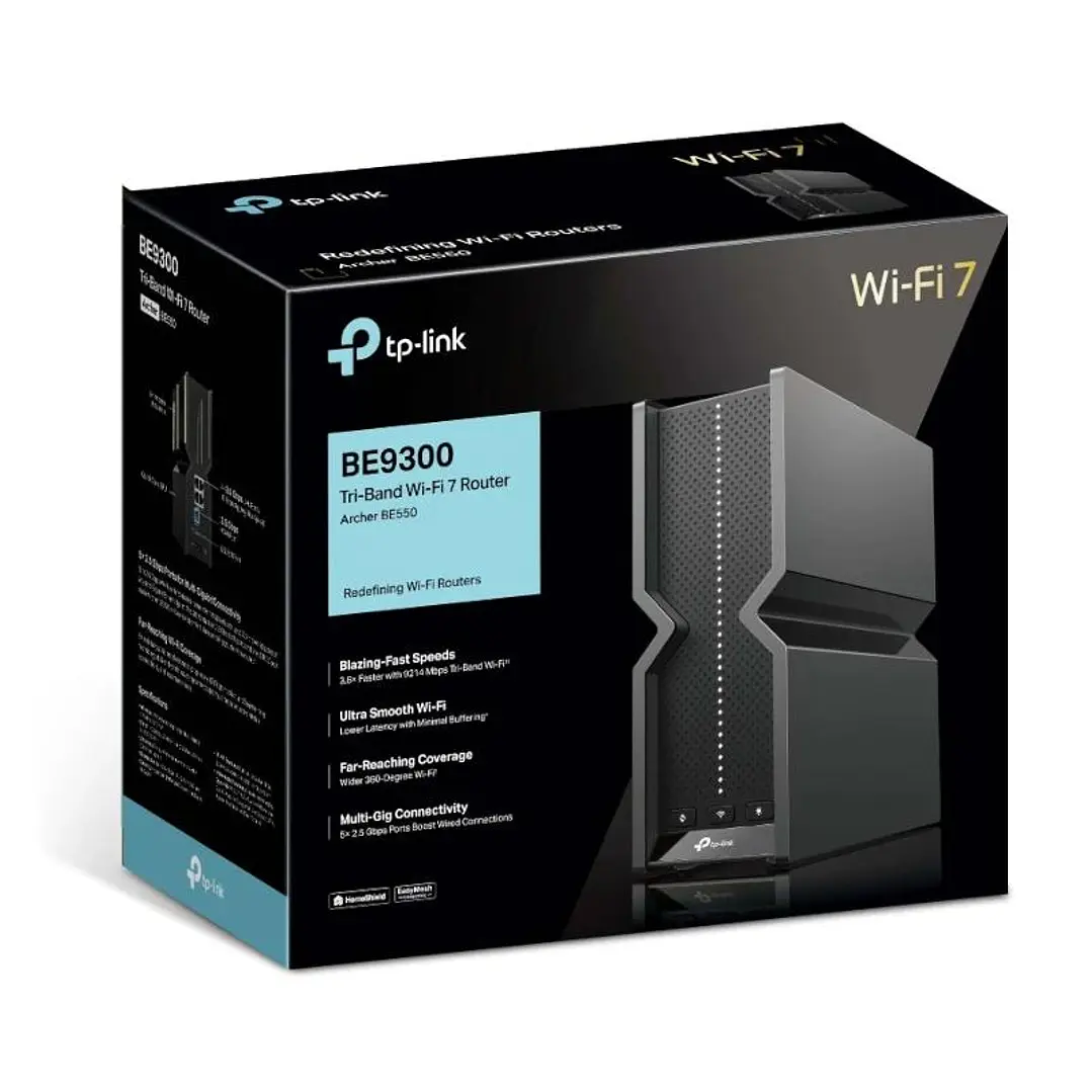 TP-Link  Archer BE550 Router WiFi7 BE9300 1xWAN 4