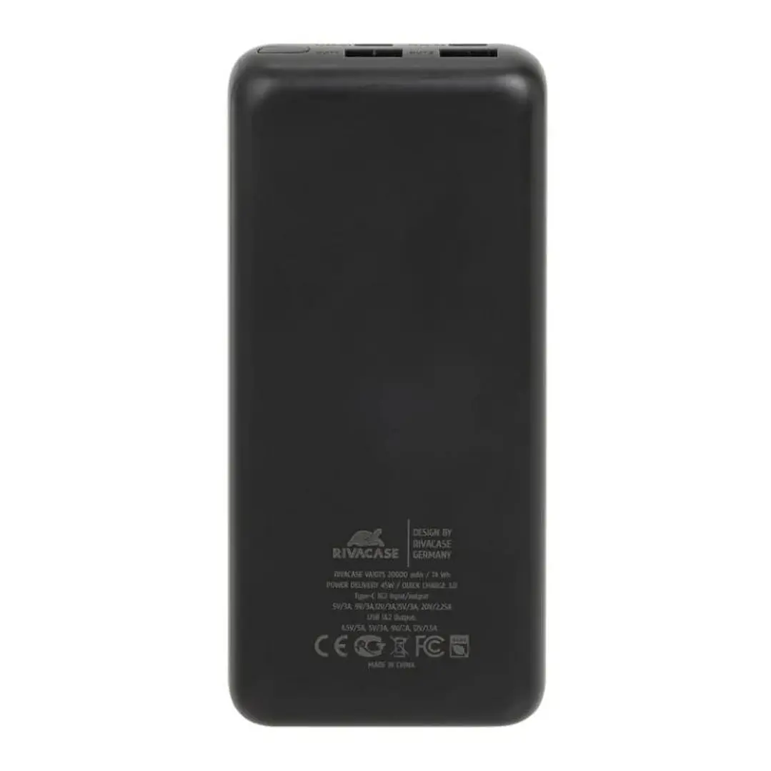 RIVACASE VA1075 QC/PD 45W 20000 mAh black 4