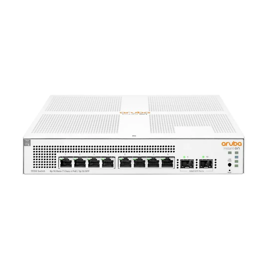 HPE NW IOn 1930 8xGbE PoE 2SFP 124W Switch 1