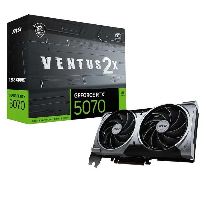 MSI VGA NVIDIA RTX 5070 12G VENTUS 2X OC DDR7 1