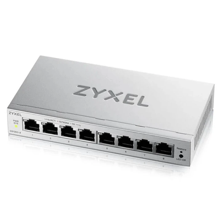 ZyXEL GS1200-8V3 Switch 8xGbE 1