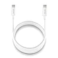NGS CABLE CARGA RAPIDA USB-C A USB-C 1M BLANCO - Thumbnail 1