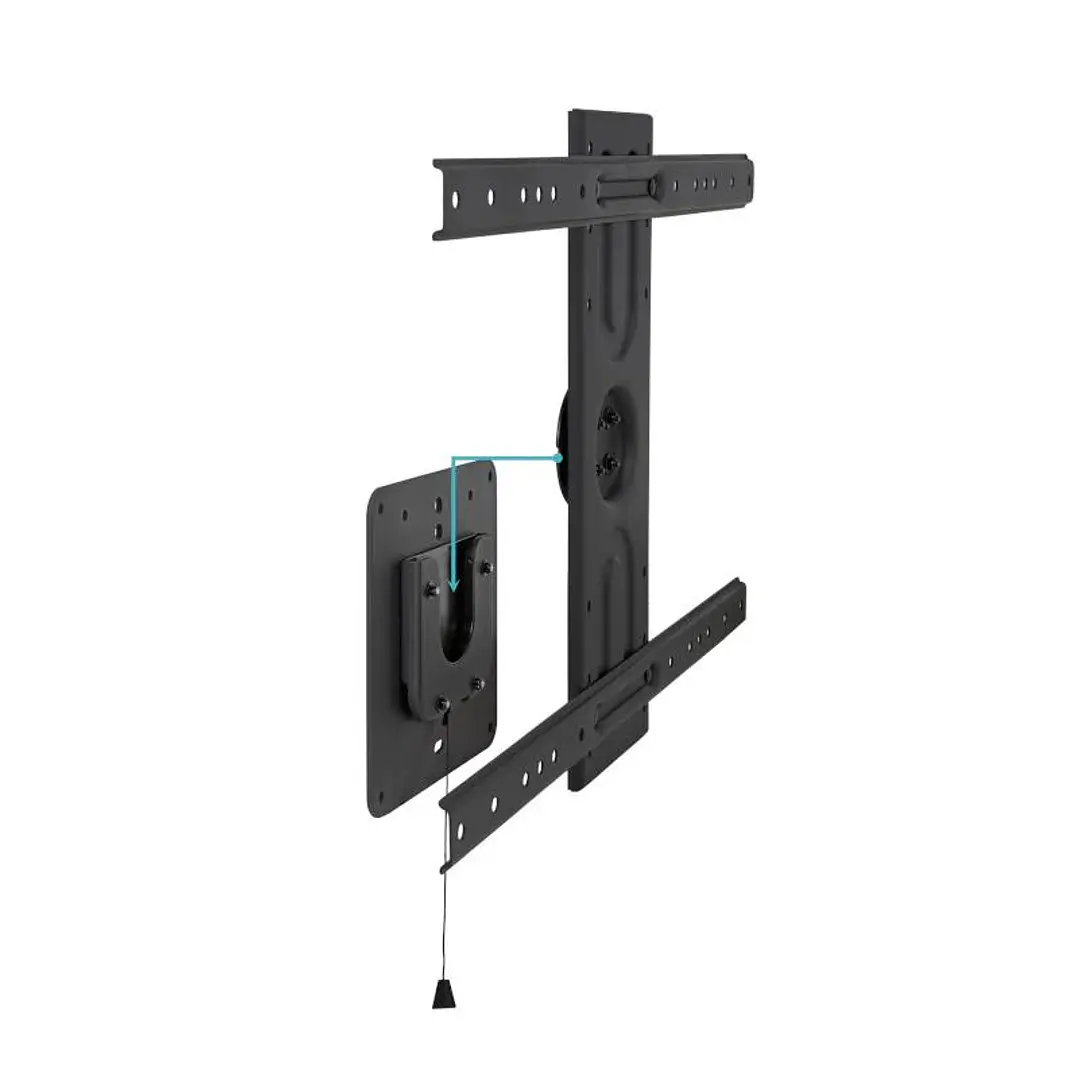 Tooq LP3780F-R Soporte pared rotación 360º Negro 3