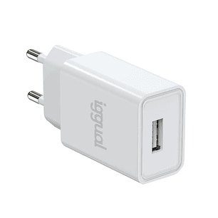 iggual Cargador de pared 1xUSB-A 5V/2A (10W)