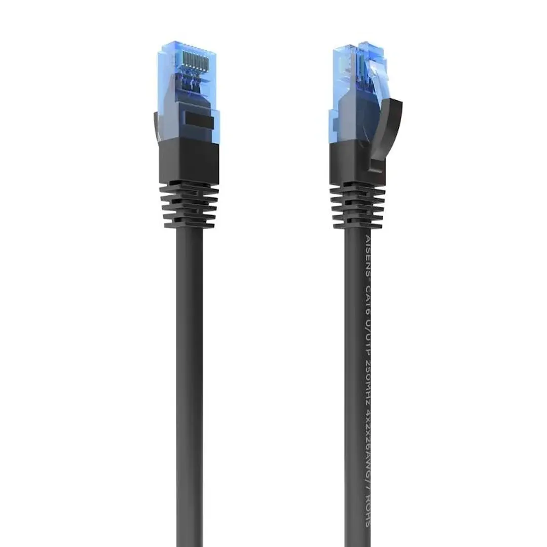 Aisens Cable RJ45 CAT.6 UTP AWG26 CCA Negro 10M 2