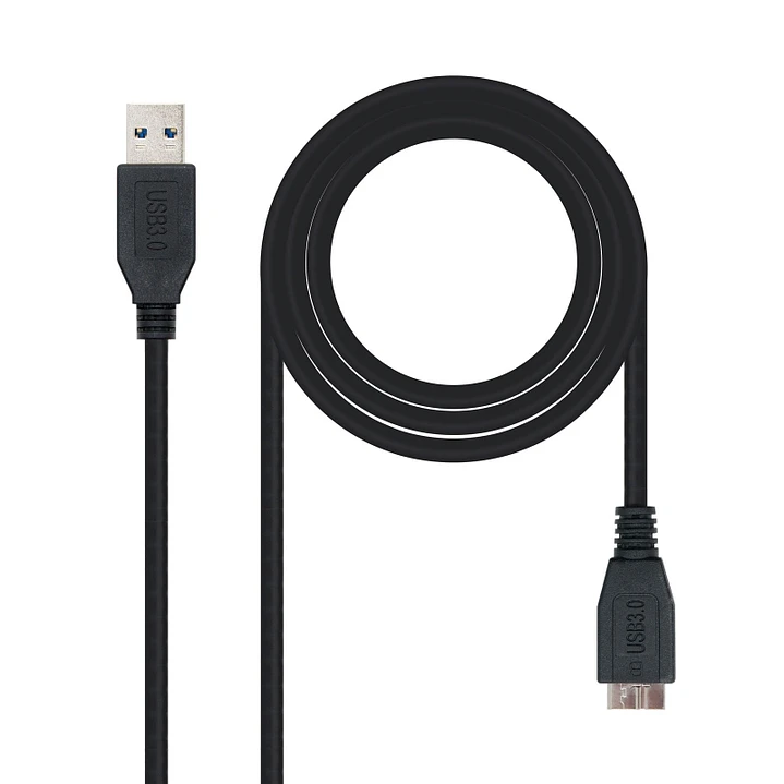Nanocable Cable USB 3.0 Tipo A/macho-MicroUsb/B 1m 1