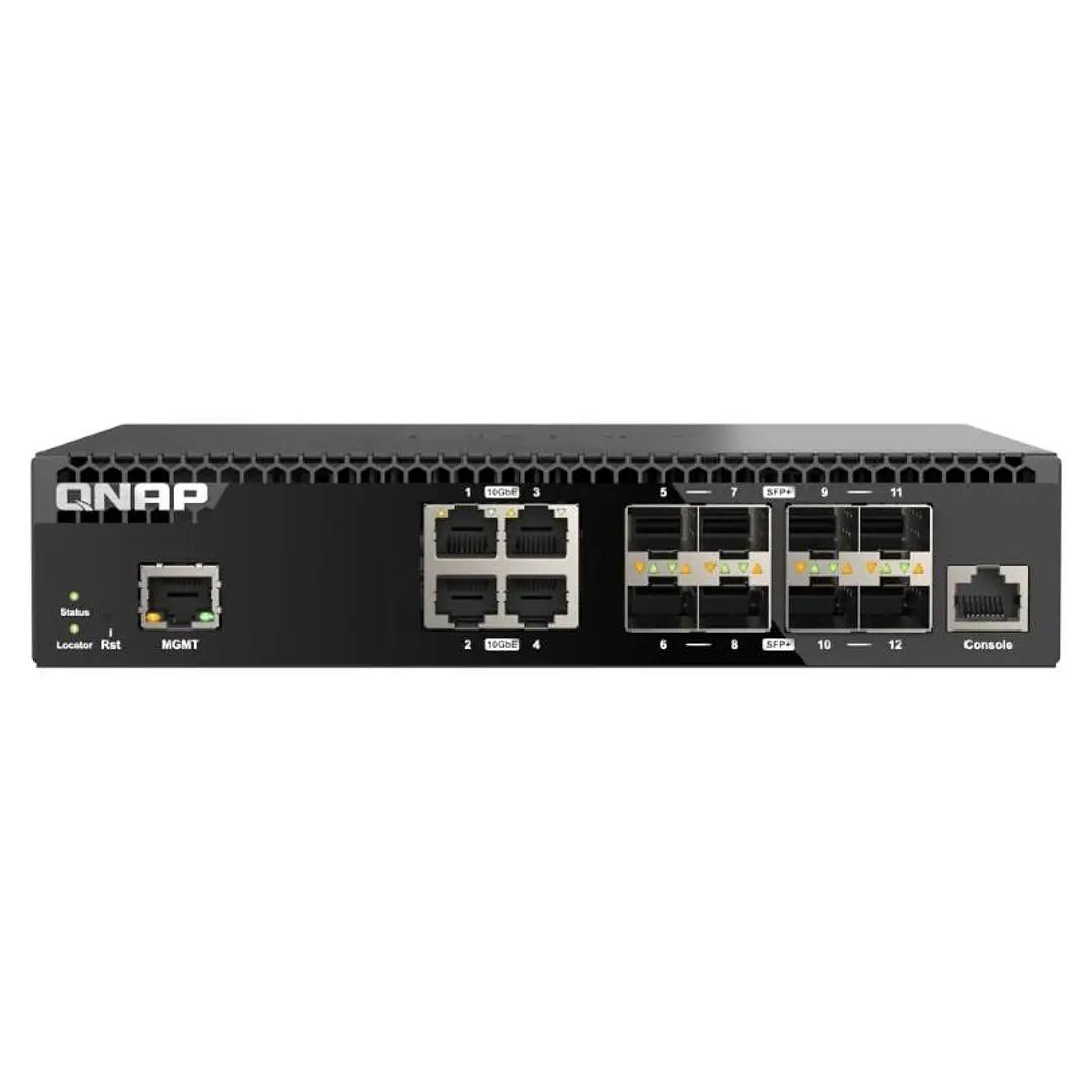 QNAP QSW-M3212R-8S4T Switch 8x10GbE SFP+ 4x10GbE 1
