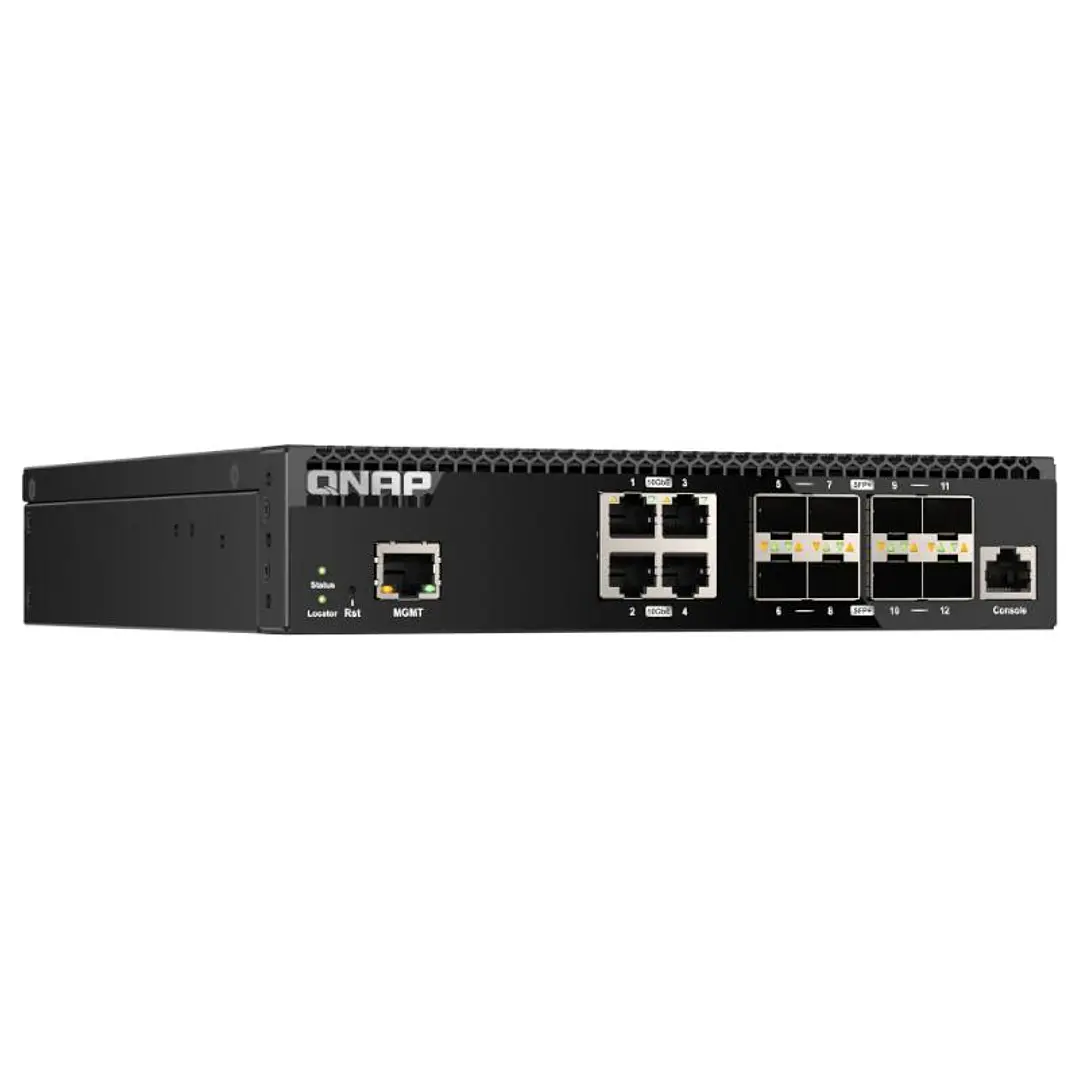 QNAP QSW-M3212R-8S4T Switch 8x10GbE SFP+ 4x10GbE 3