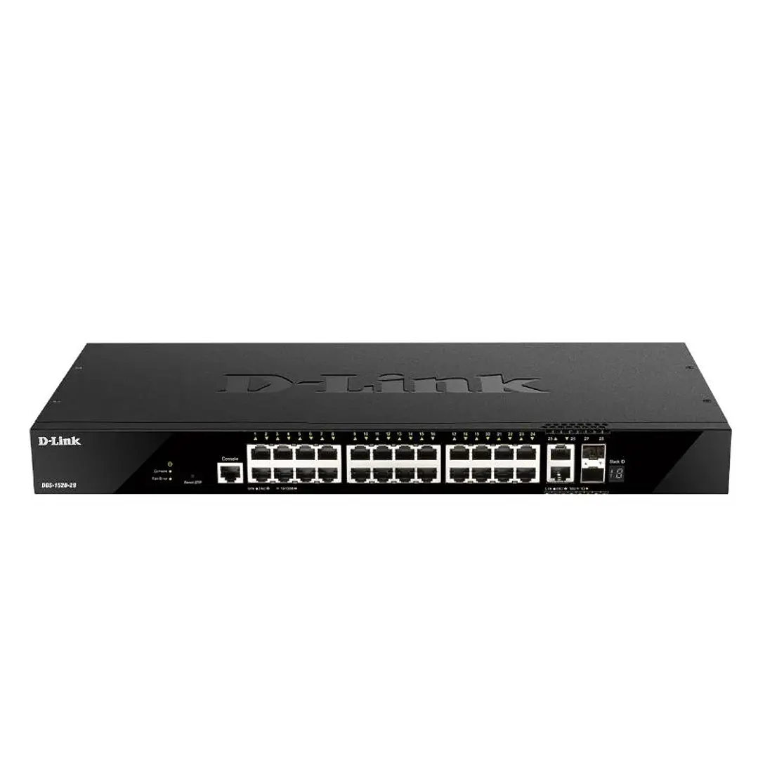 D-Link DGS-1520-28/E Switch 24xGbE 2x10GbE 2xSFP+ 1