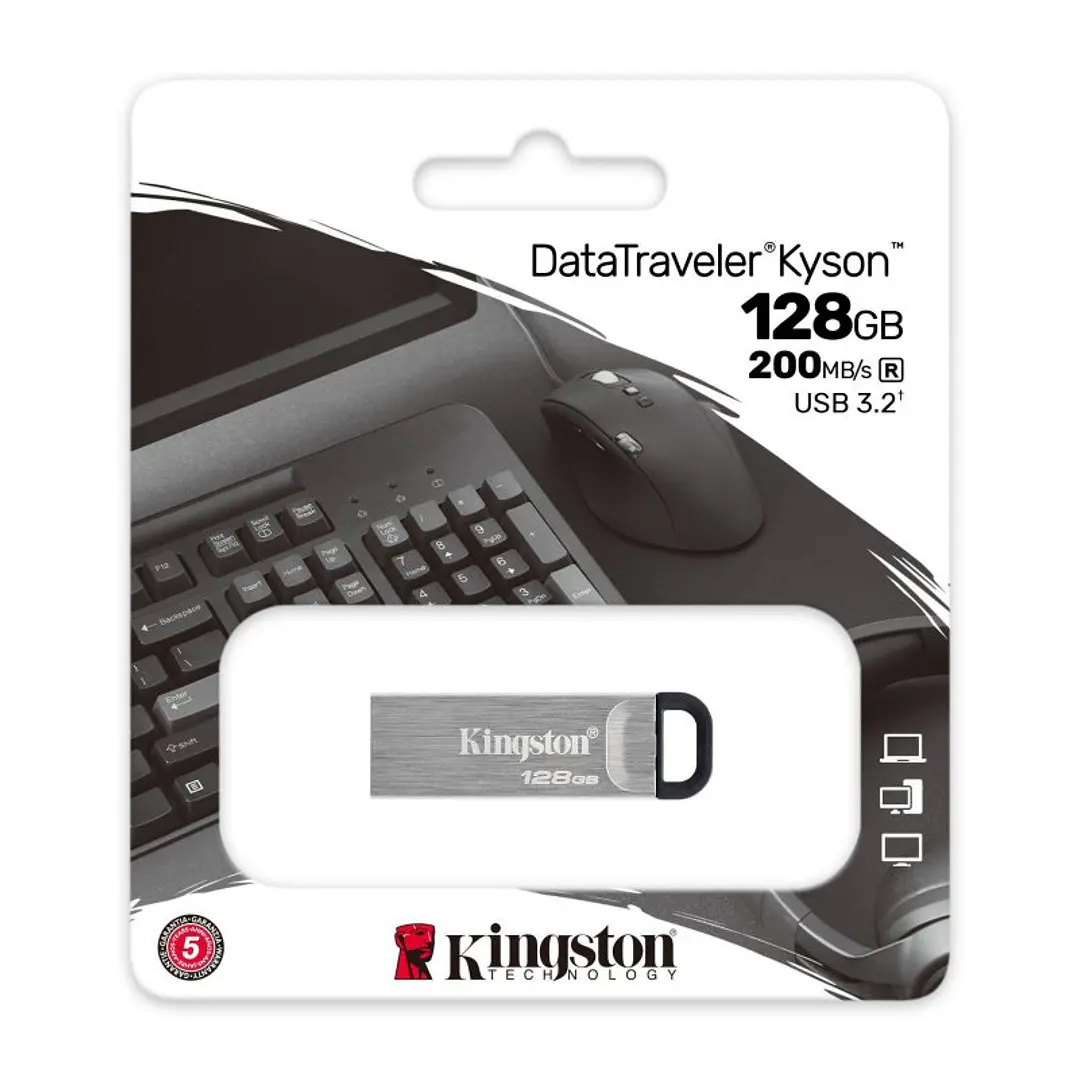 Kingston DataTraveler DTKN 128GB USB 3.2 Gen1 Plat 3