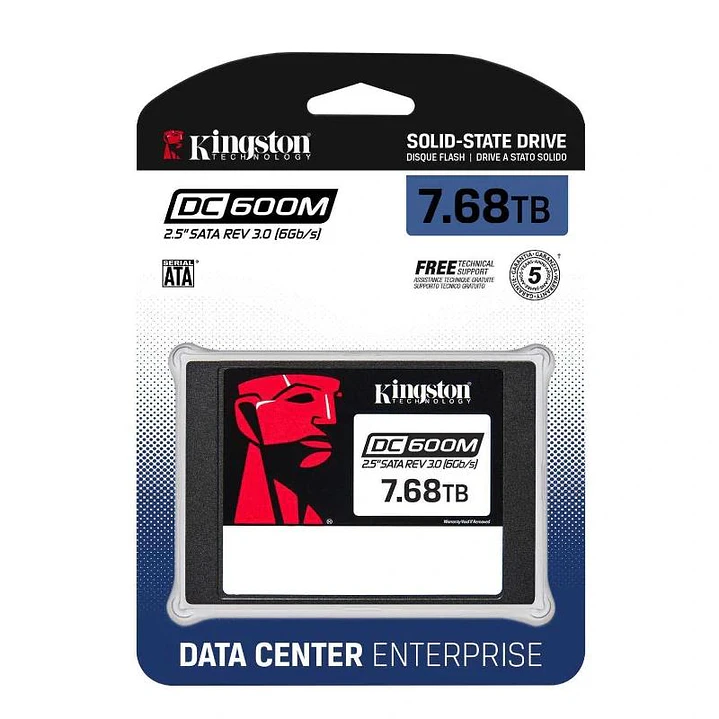 Kingston Data Center DC600M SSD 7680GB 2.5