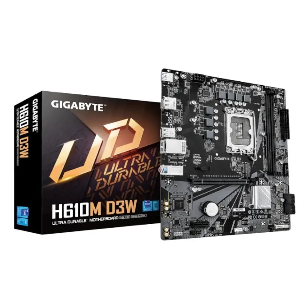 Gigabyte Placa Base H610M D3W DDR5 mATX 1700 1