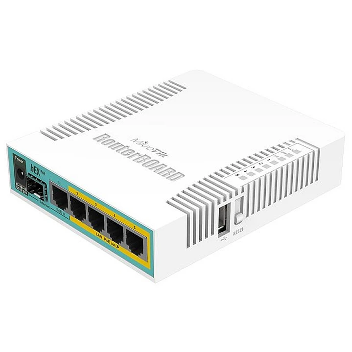 MikroTik RB960PGS hEX PoE Router 5xGB 1xSFP L4 1