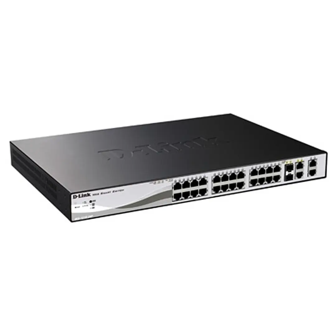 D-Link DGS-1210-28P/E Switch 24xGb PoE 4xSFP Combo 1