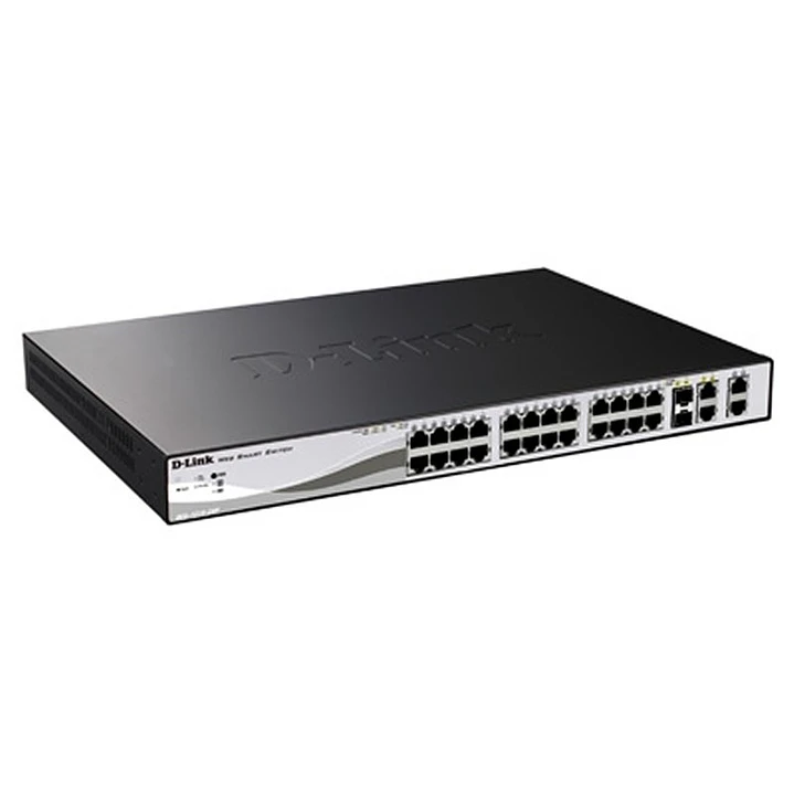 D-Link DGS-1210-28P/E Switch 24xGb PoE 4xSFP Combo 1