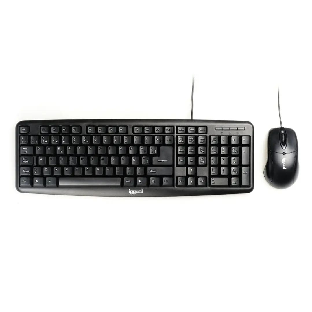 iggual Kit teclado y ratón COM-CK-BASIC negro 1