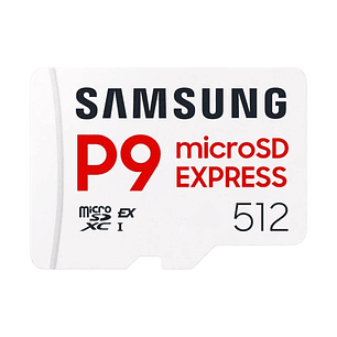 Samsung MicroSDHC P9 Express 512GB V30, A1 800MBs