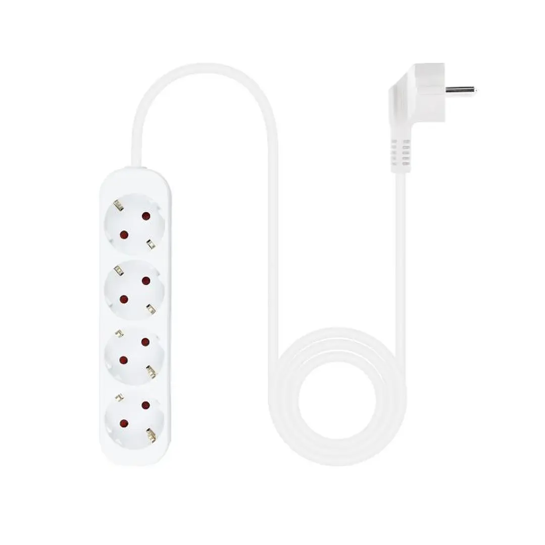 Nanocable Regleta de Enchufes 4 Tomas 1.4 m Blanco 2
