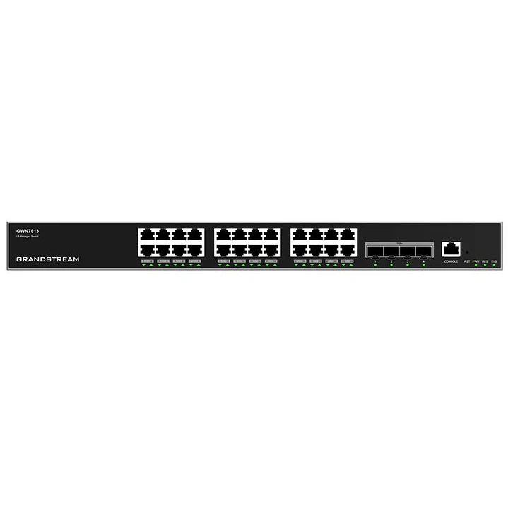 Grandstream GWN7813 Switch 24xGbE 4xSFP stackable 1