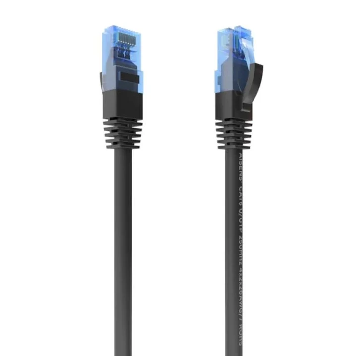 Aisens Cable RJ45 CAT.6 UTP AWG26 CCA Negro 30cm 1