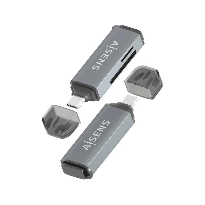 Aisens Lector Tarjetas SD MSD MMC RS-MMC MMCM USBC 3