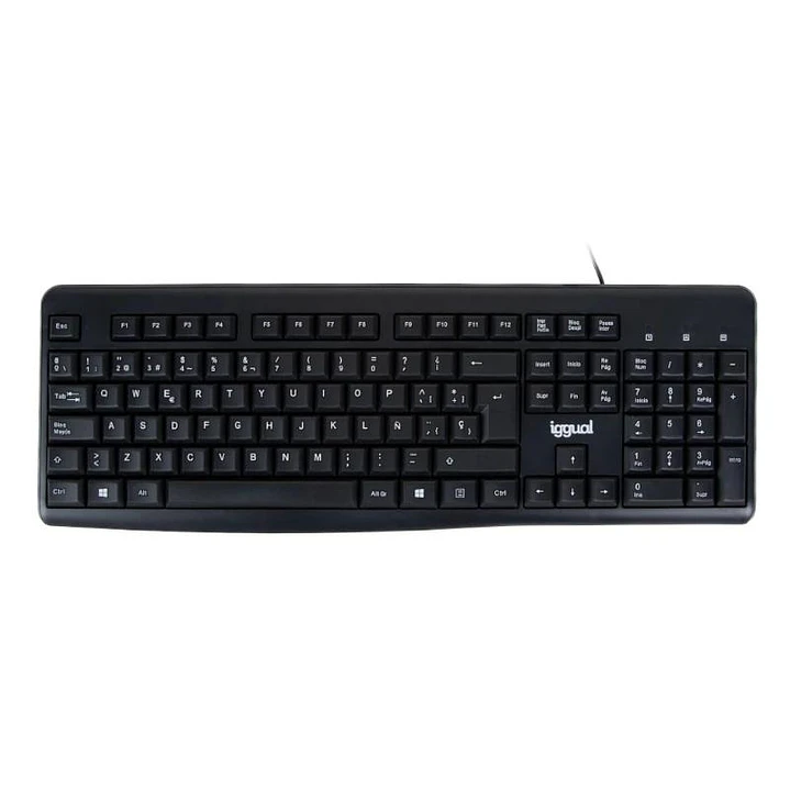 iggual Teclado estándar CK-BASIC2-105T negro 1