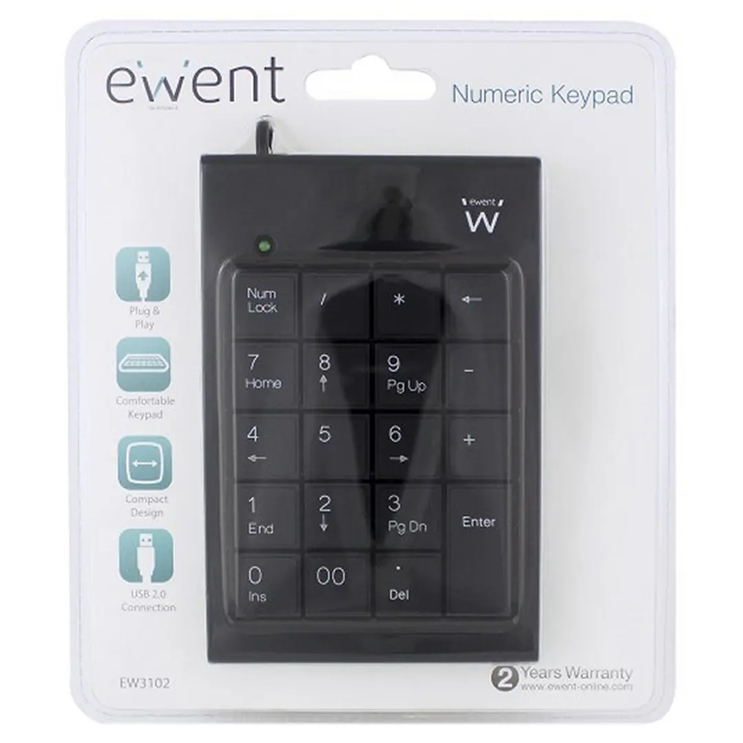 EWENT EW3102 Teclado Númerico Usb 2
