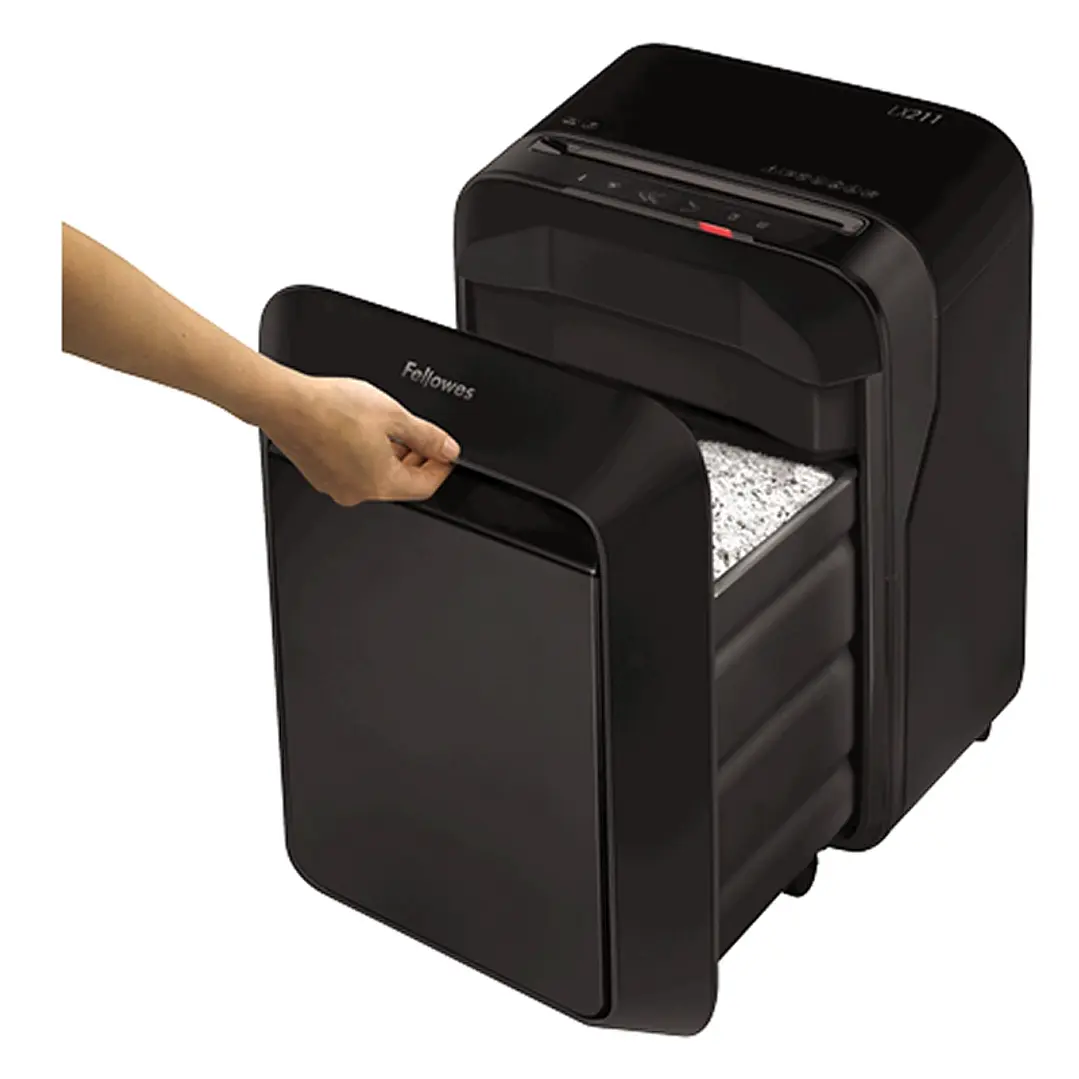 Fellowes Destructora LX211 Negra microcort  2x12mm 3