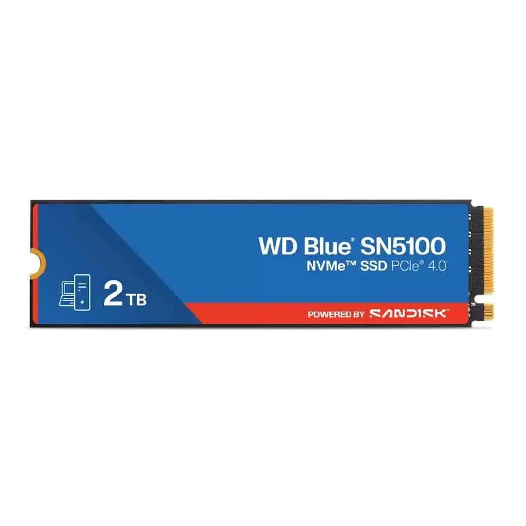 WD Blue SN5100 SSD 2TB NVMe Gen4 6700MB-s 1
