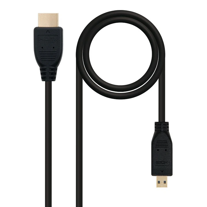 Nanocable Cable Micro HDMI 1.4  A/M-D/M 0.8 M 1