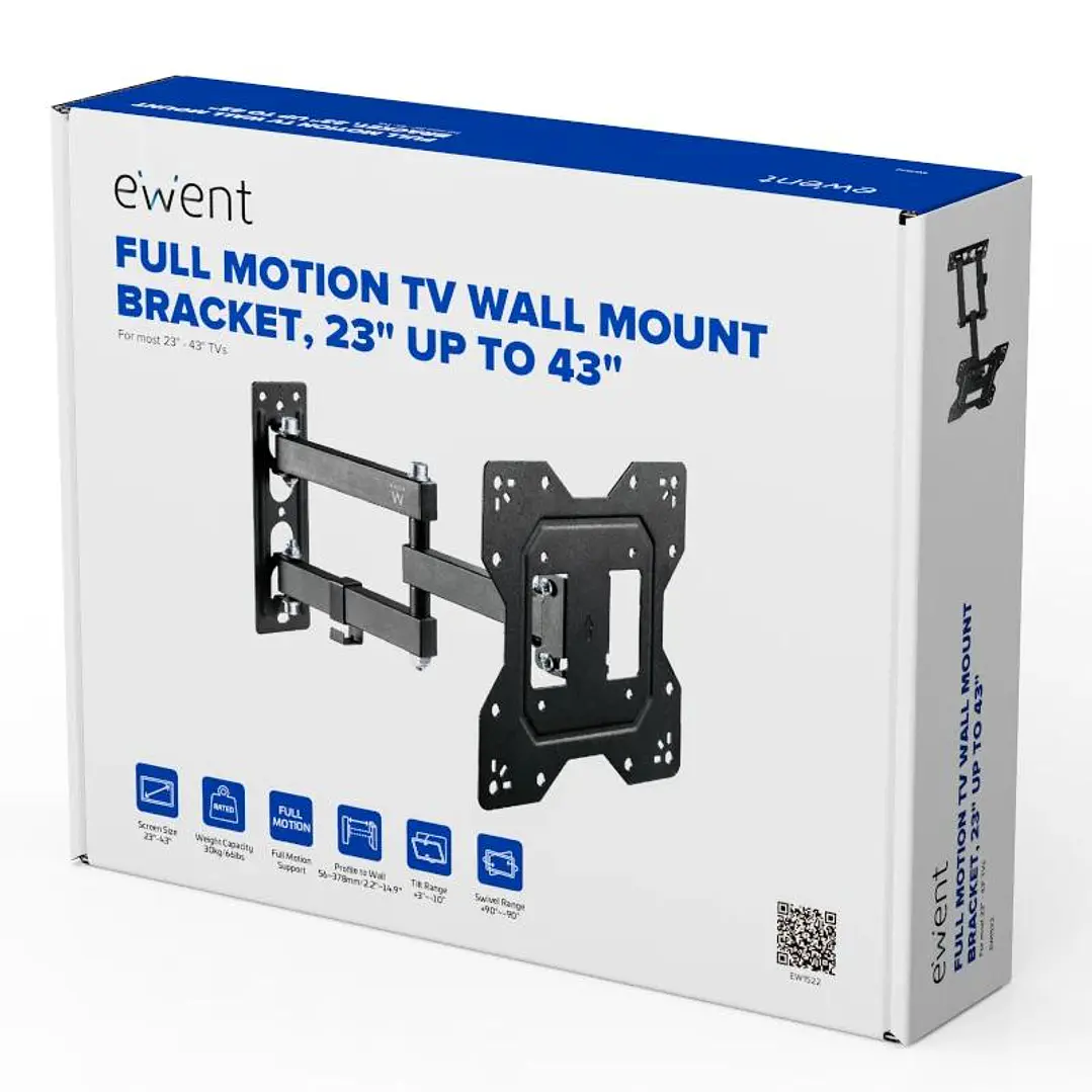 EWENT EW1522 Soporte pared TV ext 3 pivot,23 - 42