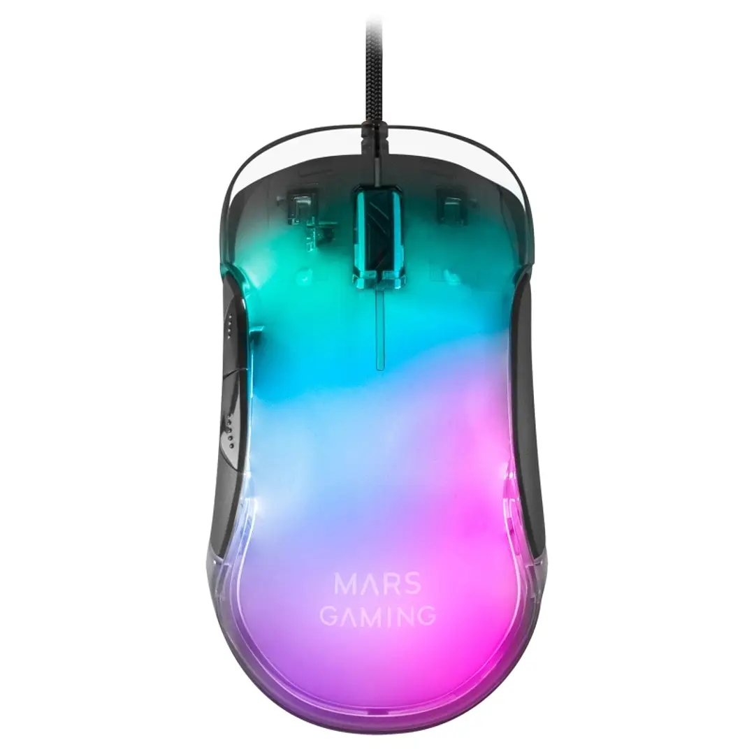 Mars Gaming Raton Gaming MMGLOW black 1