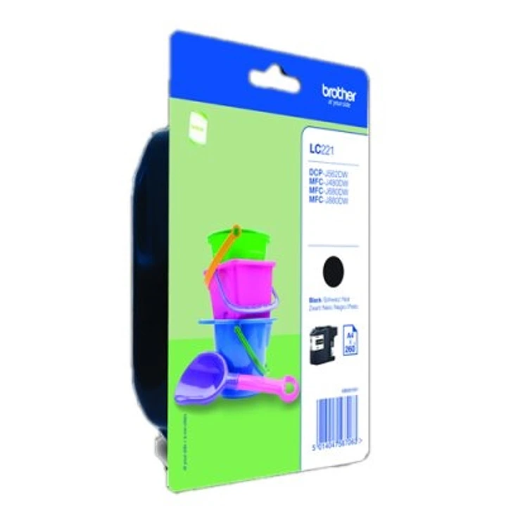 Brother Cartucho LC221BKB Negro 1