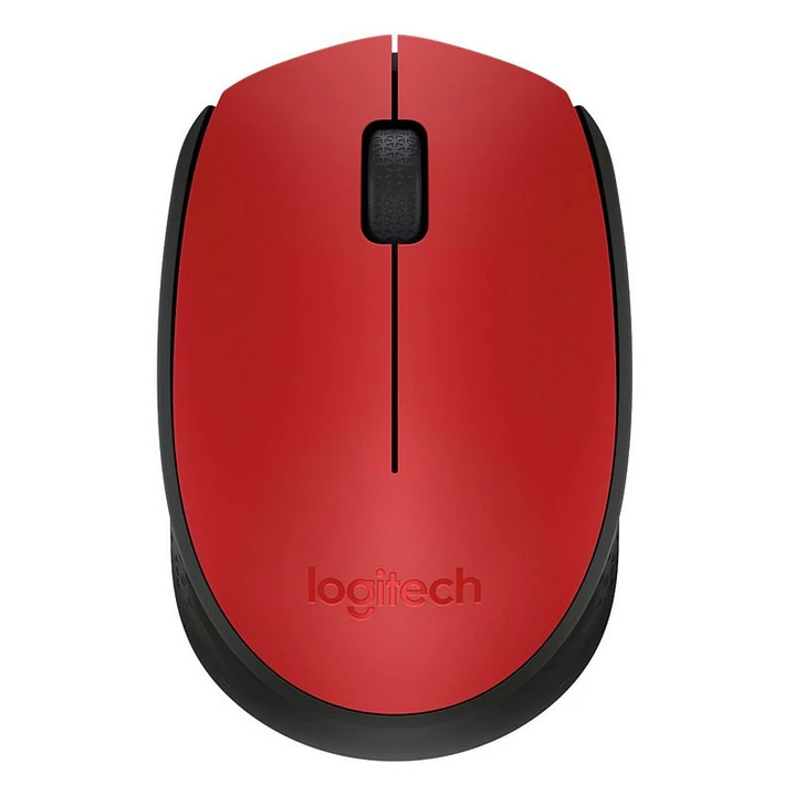 Logitech M171 Ratón Inalámbrico 1000 dpi Neg/Rojo 1