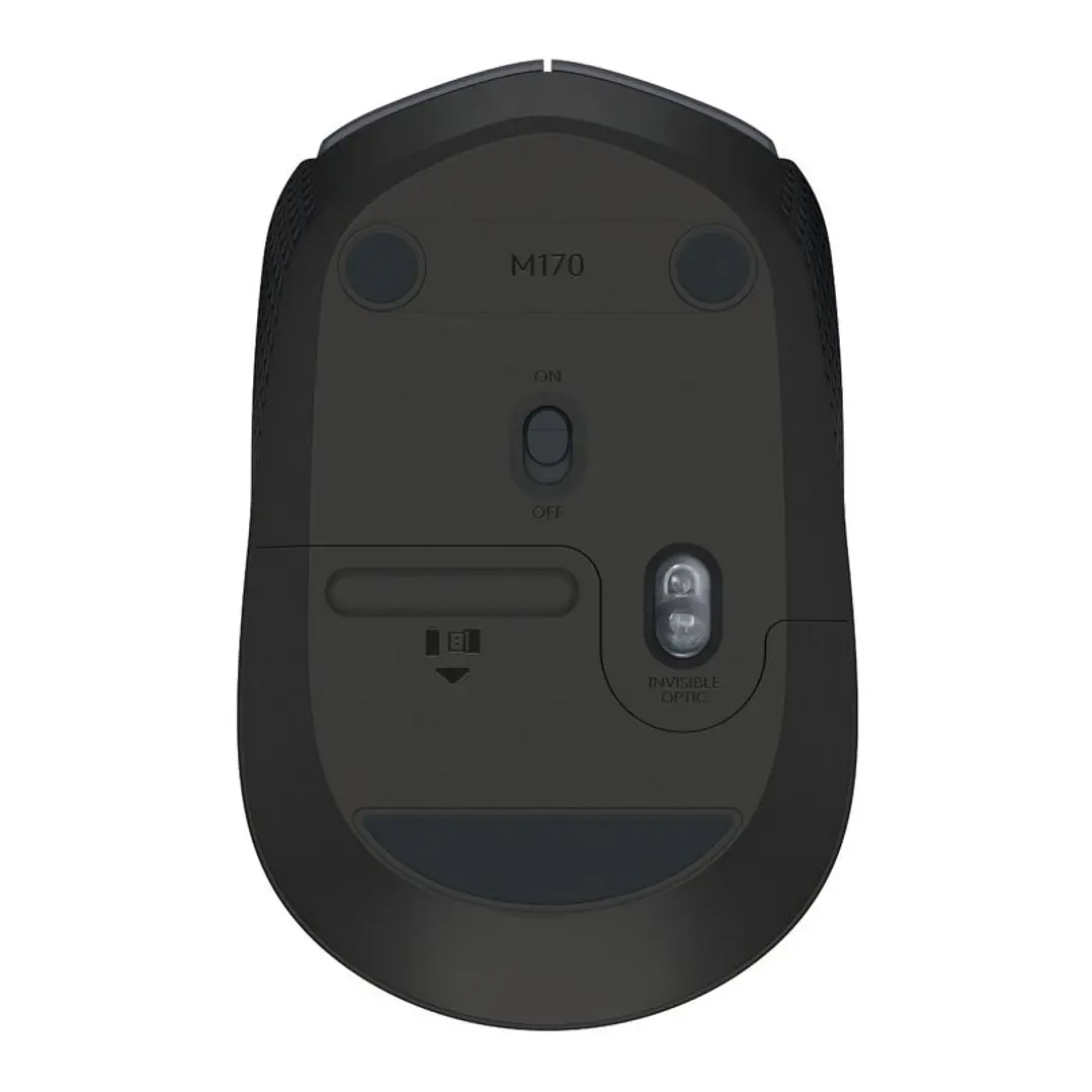 Logitech M171 Ratón Inalámbrico 1000 dpi Neg/Rojo 2