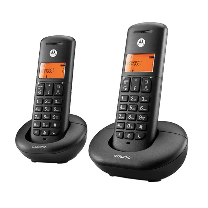 MOTOROLA E202 Telefono DECT Call Blocking Duo 1