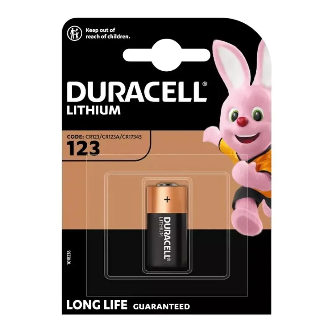 Duracell Ultra Pila Litio CR123A 3V 1