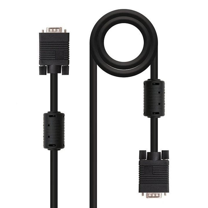 Nanocable Cable Conmutador Vga 1,8 M Negro 1